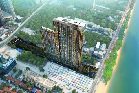Eigentumswohnung auf Jomtien Beach, Pattaya, Thailand, 1 Schlafzimmer  № 166843 - Foto 15