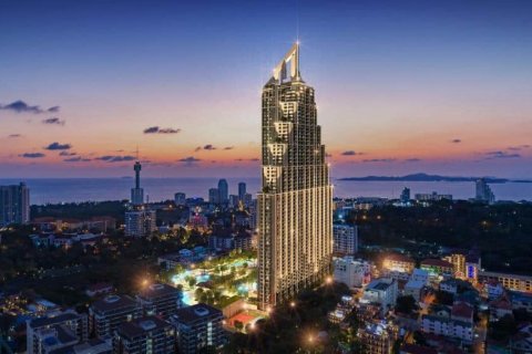 คอนโดมิเนียมในพัทยา, ประเทศไทย, 1 ห้องนอน № 166840