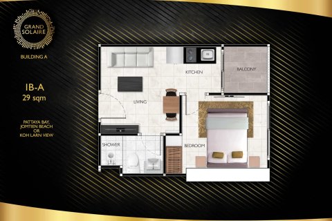 Condo in Pattaya, Thailand, 1 bedroom № 166841 - photo 18