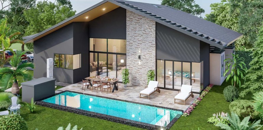 Chalet de 2 dormitorios en Hua Hin, Tailandia № 166461