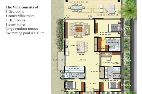 Chalet de 3 dormitorios en Hua Hin, Tailandia № 166458 - foto 12