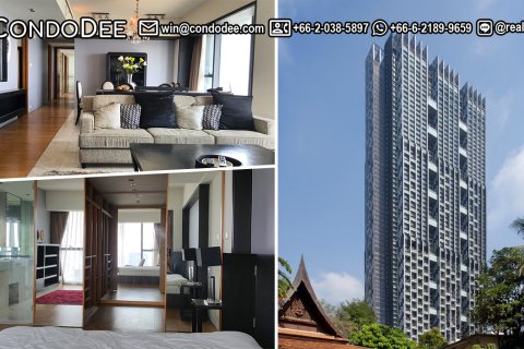 คอนโดมิเนียมในสาทร, กรุงเทพฯ, ประเทศไทย, 3 ห้องนอน № 200826