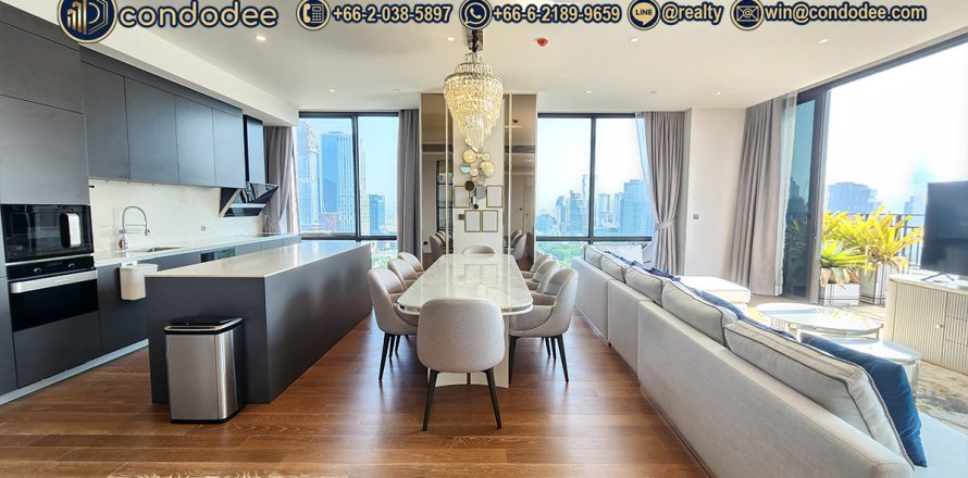 Eigentumswohnung in Pathum Wan, Bangkok, Thailand, 4 Schlafzimmer № 200824