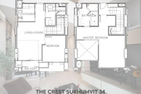 Condominio de 2 dormitorios en Bangkok, Tailandia № 142946 - foto 17