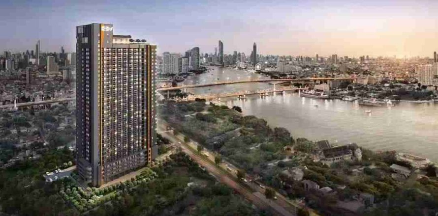 Condominio de 2 dormitorios en Thonburi, Bangkok, Tailandia № 183813