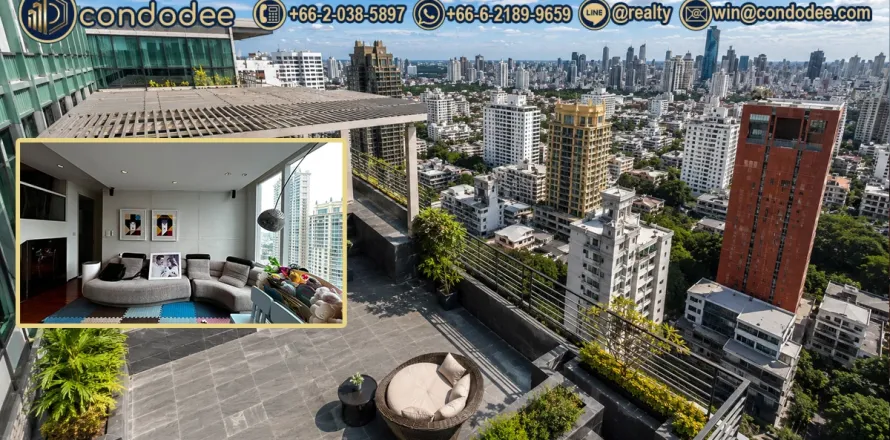 Condominio de 4 dormitorios en Watthana, Bangkok, Tailandia № 201292