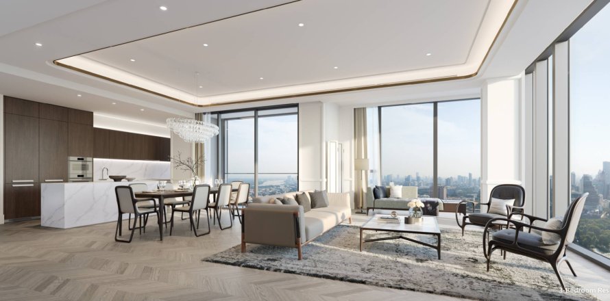 Condominio de 3 dormitorios en Bangkok, Tailandia № 180574