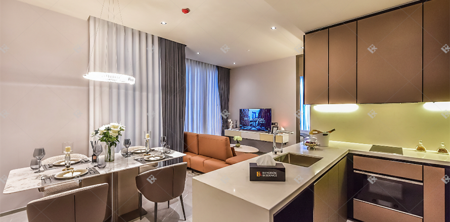 Condominio de 1 dormitorio en Bangkok, Tailandia № 187250