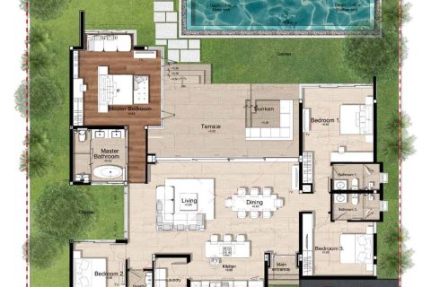 Chalet de 4 dormitorios en Bang Tao, Tailandia № 166448 - foto 17