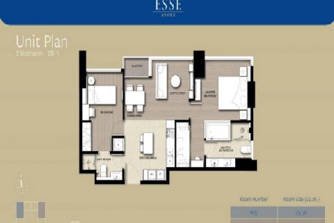 Condominio de 2 dormitorios en Bangkok, Tailandia № 143949 - foto 2