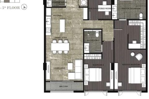Condominio de 2 dormitorios en Bangkok, Tailandia № 156319 - foto 4