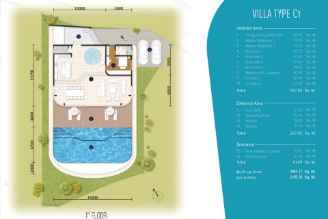 Villa in Kata, Thailand 6 Schlafzimmer № 170200 - Foto 20