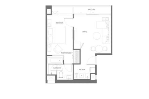 Condominio de 1 dormitorio en Bangkok, Tailandia № 166800 - foto 16