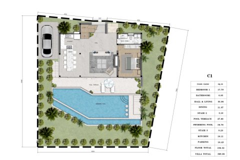 Villa in Ko Samui, Thailand 5 Schlafzimmer № 170165 - Foto 14