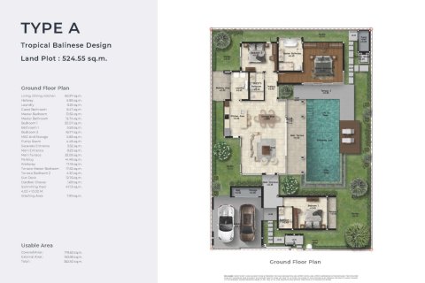 Villa in Bang Tao, Thailand 3 Schlafzimmer № 170166 - Foto 15