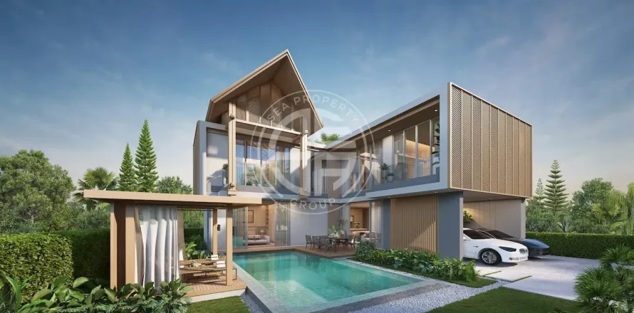 Chalet de 4 dormitorios en Bang Tao, Tailandia № 190763