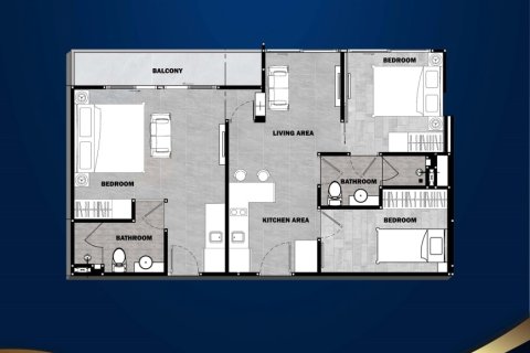 Condominio de 2 dormitorios en Kathu, Tailandia № 166022 - foto 14