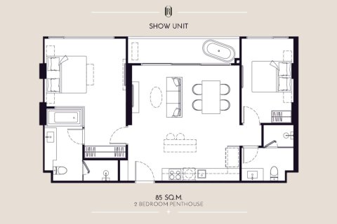 Condominio de 2 dormitorios en Bang Tao, Tailandia № 170013 - foto 15