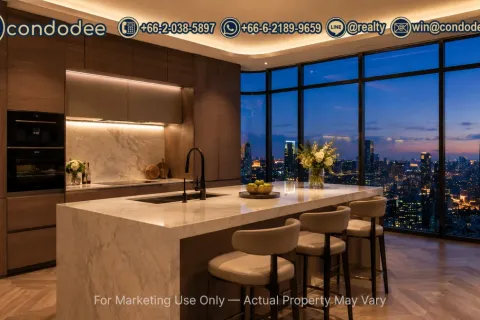 Eigentumswohnung in Watthana, Bangkok, Thailand, 2 Schlafzimmer № 220531 - Foto 5