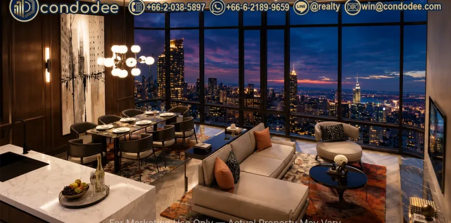 Eigentumswohnung in Watthana, Bangkok, Thailand, 2 Schlafzimmer № 220531