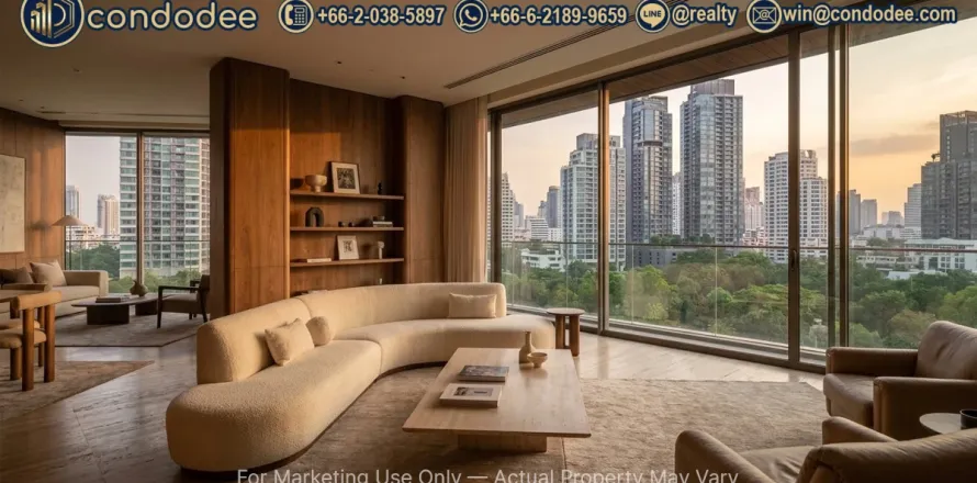 Condo in Watthana, Bangkok, Thailand, 3 bedrooms  № 220529