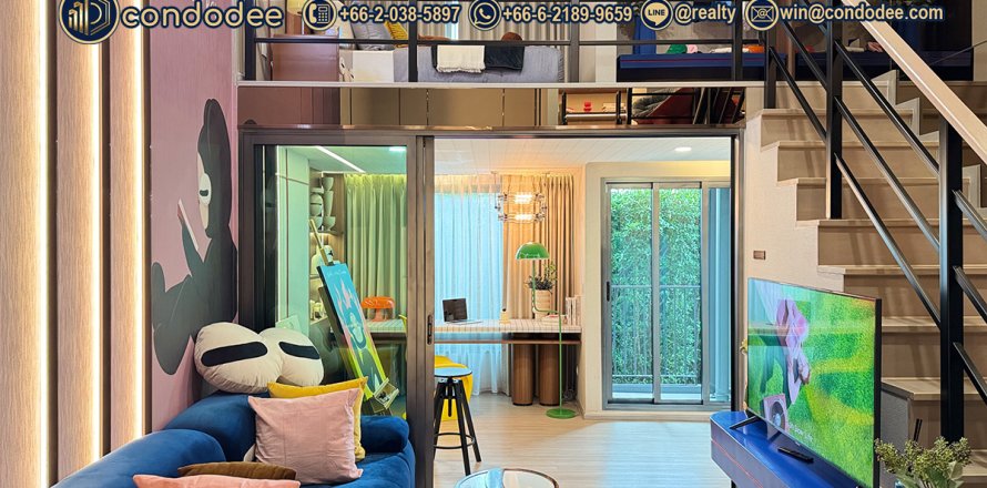 Condominio de 1 dormitorio en Phra Khanong, Bangkok, Tailandia № 201318