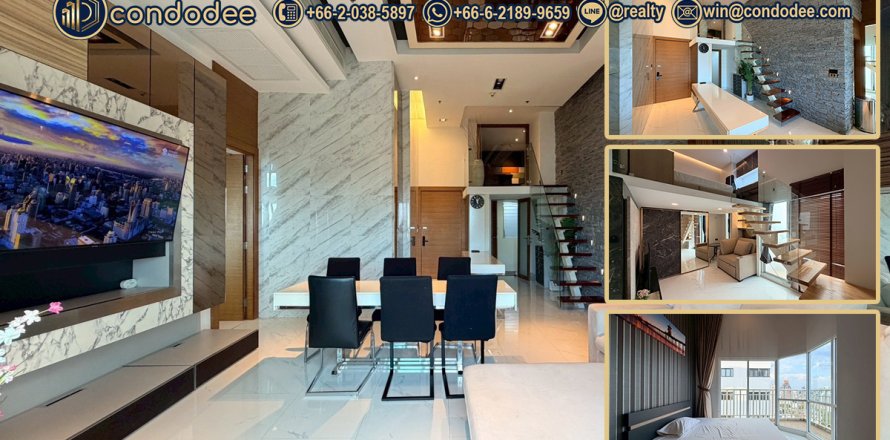 Condo à Watthana, Bangkok, Thaïlande, 4 chambres № 201321