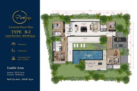 Chalet de 3 dormitorios en Phuket, Tailandia № 166377 - foto 11