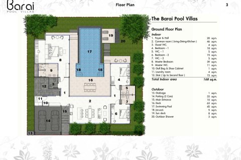 Chalet de 3 dormitorios en Hua Hin, Tailandia № 166374 - foto 19