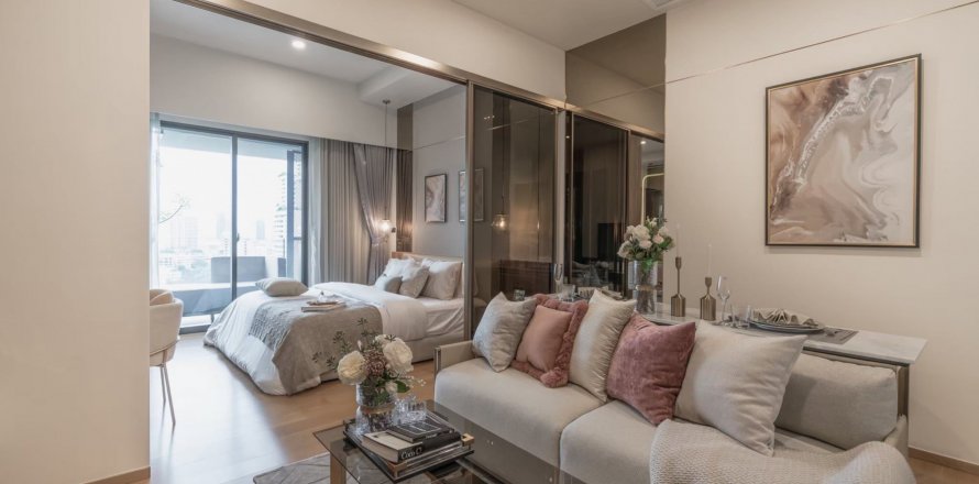 Condominio de 1 dormitorio en Bangkok, Tailandia № 143677