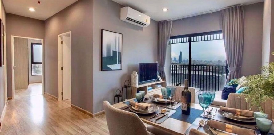 Condominio de 2 dormitorios en Bangkok, Tailandia en NICHE MONO CHAROEN NAKORN № 51387