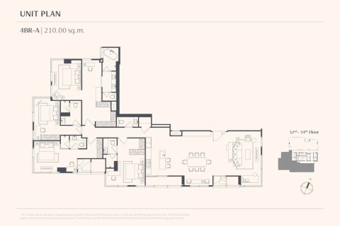 Condominio de 4 dormitorios en Bangkok, Tailandia № 166044 - foto 10
