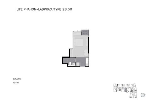 Condominio de 1 dormitorio en Lat Phrao, Bangkok, Tailandia № 166042 - foto 13