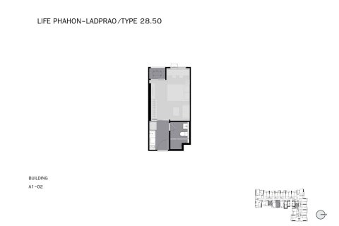 Condominio de 1 dormitorio en Lat Phrao, Bangkok, Tailandia № 166042 - foto 12