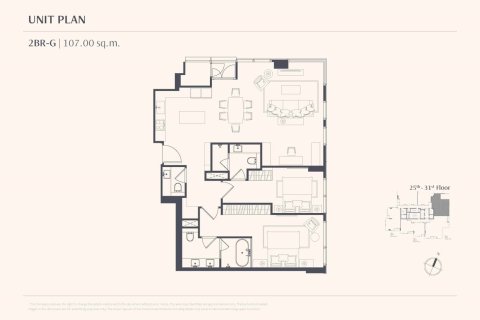 Condominio de 2 dormitorios en Bangkok, Tailandia № 166047 - foto 10