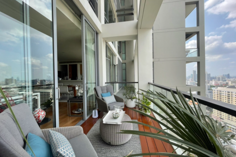 Ático de 3 dormitorios en Sathon, Bangkok, Tailandia № 48023