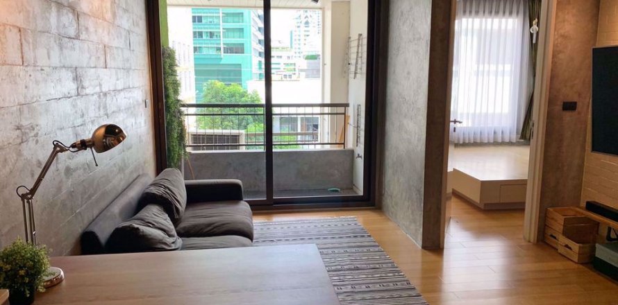 Condo à Bang Rak, Bangkok, Thaïlande, 1 chambre № 48026