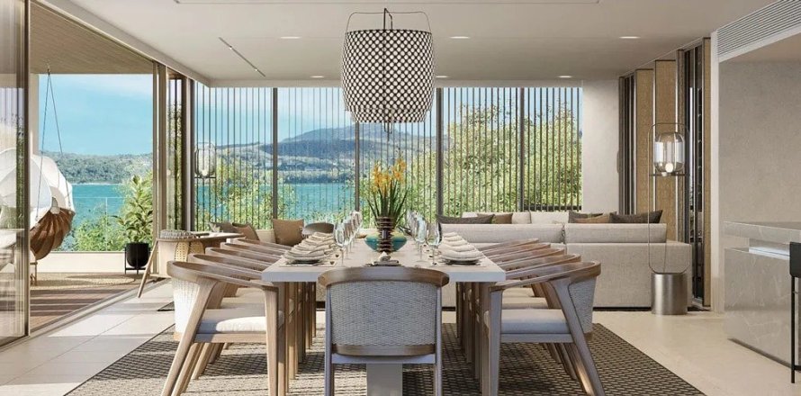 Condominio de 4 dormitorios en Phuket, Tailandia en Banyan Tree Beach Residences Oceanus № 194675