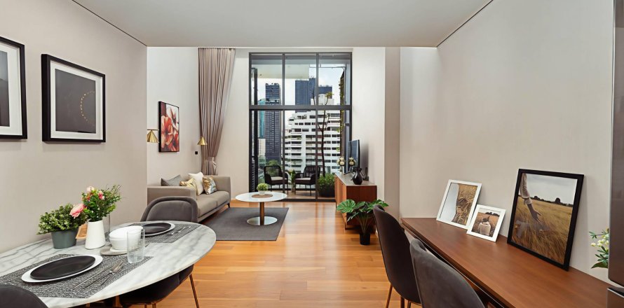 Estudio en el condominio en Bangkok, Tailandia № 180557