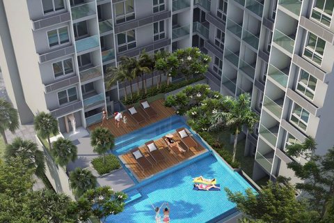 Studio dans le Condo à Pattaya, Thaïlande  № 204086