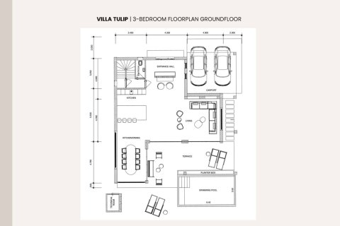 Villa in Sam Roi Yot, Thailand 3 Schlafzimmer № 169913 - Foto 12