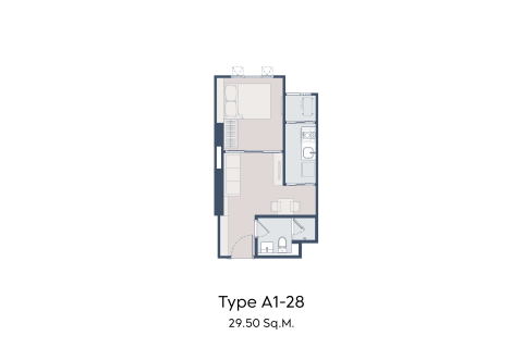 Condominio de 1 dormitorio en Bangkok, Tailandia № 165823 - foto 30
