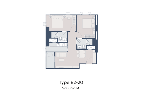 Condominio de 2 dormitorios en Bangkok, Tailandia № 165822 - foto 27