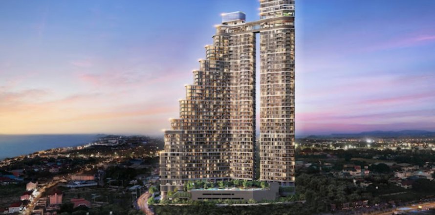 Apartamento de 1 dormitorio en Pattaya, Tailandia № 203454