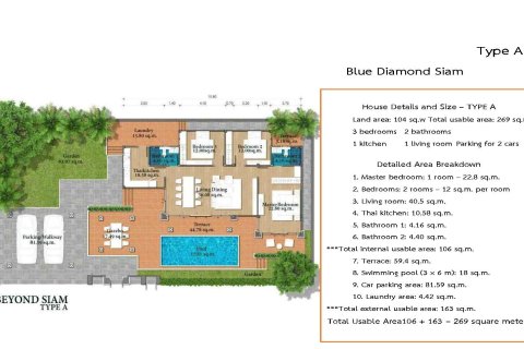 Villa in Hua Hin, Thailand 3 bedrooms № 222625 - photo 16