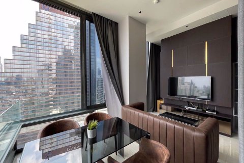 Condo à Bangkok, Thaïlande, 2 chambres à Ashton Silom  № 51201