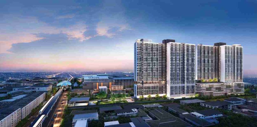 Condominio de 1 dormitorio en Thonburi, Bangkok, Tailandia № 208727