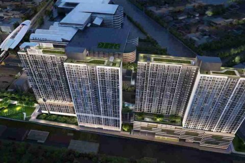 Condominio de 1 dormitorio en Thonburi, Bangkok, Tailandia № 208726 - foto 2
