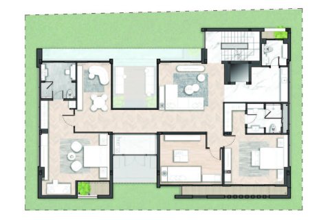Chalet de 4 dormitorios en Bangkok, Tailandia № 170009 - foto 15