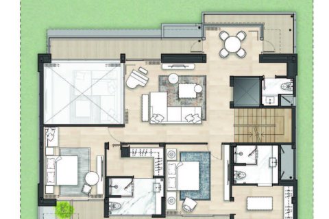 Chalet de 4 dormitorios en Bangkok, Tailandia № 170010 - foto 17
